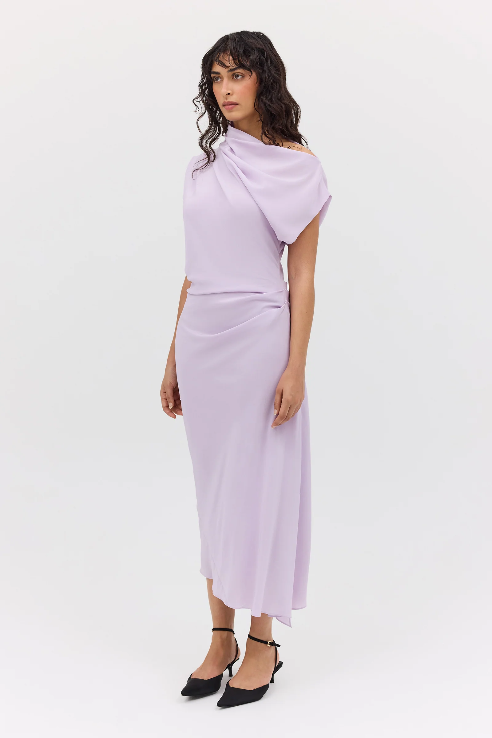 LILAC SILK CDC DECODE DRESS - Image 5