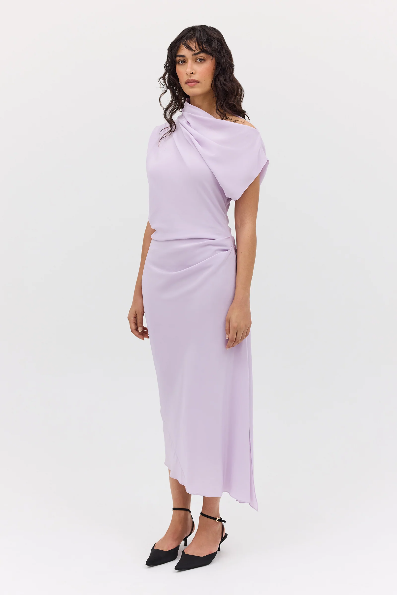LILAC SILK CDC DECODE DRESS - Image 6