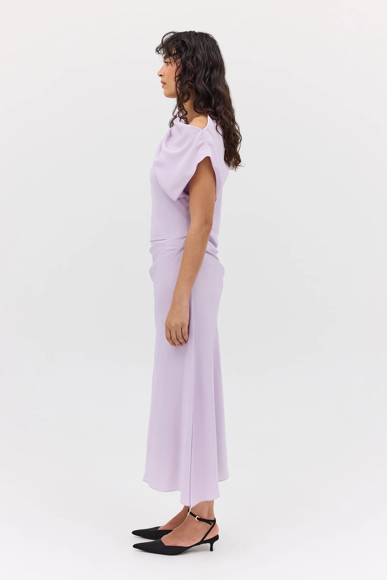 LILAC SILK CDC DECODE DRESS - Image 7