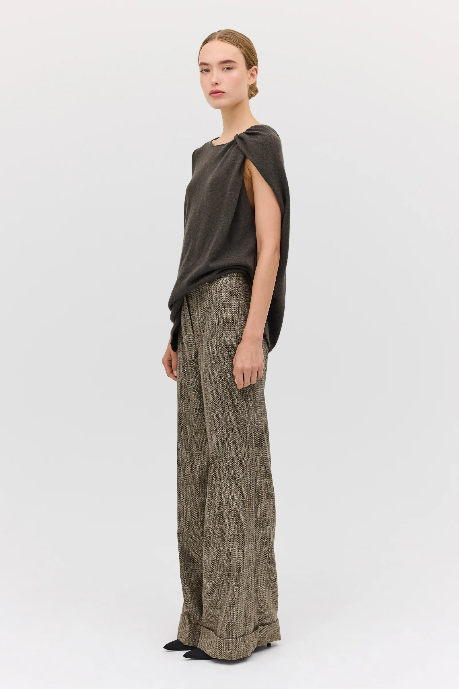 LIQUORICE CASHMERE GENTLE KNIT - Image 4