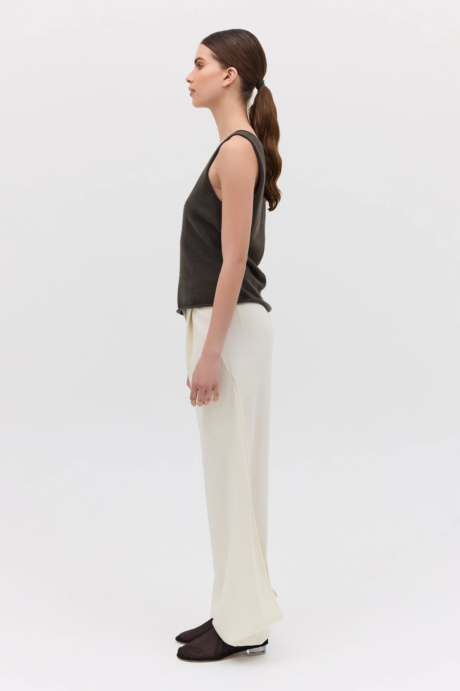 LIQUORICE CASHMERE TENDER KNIT - Image 5
