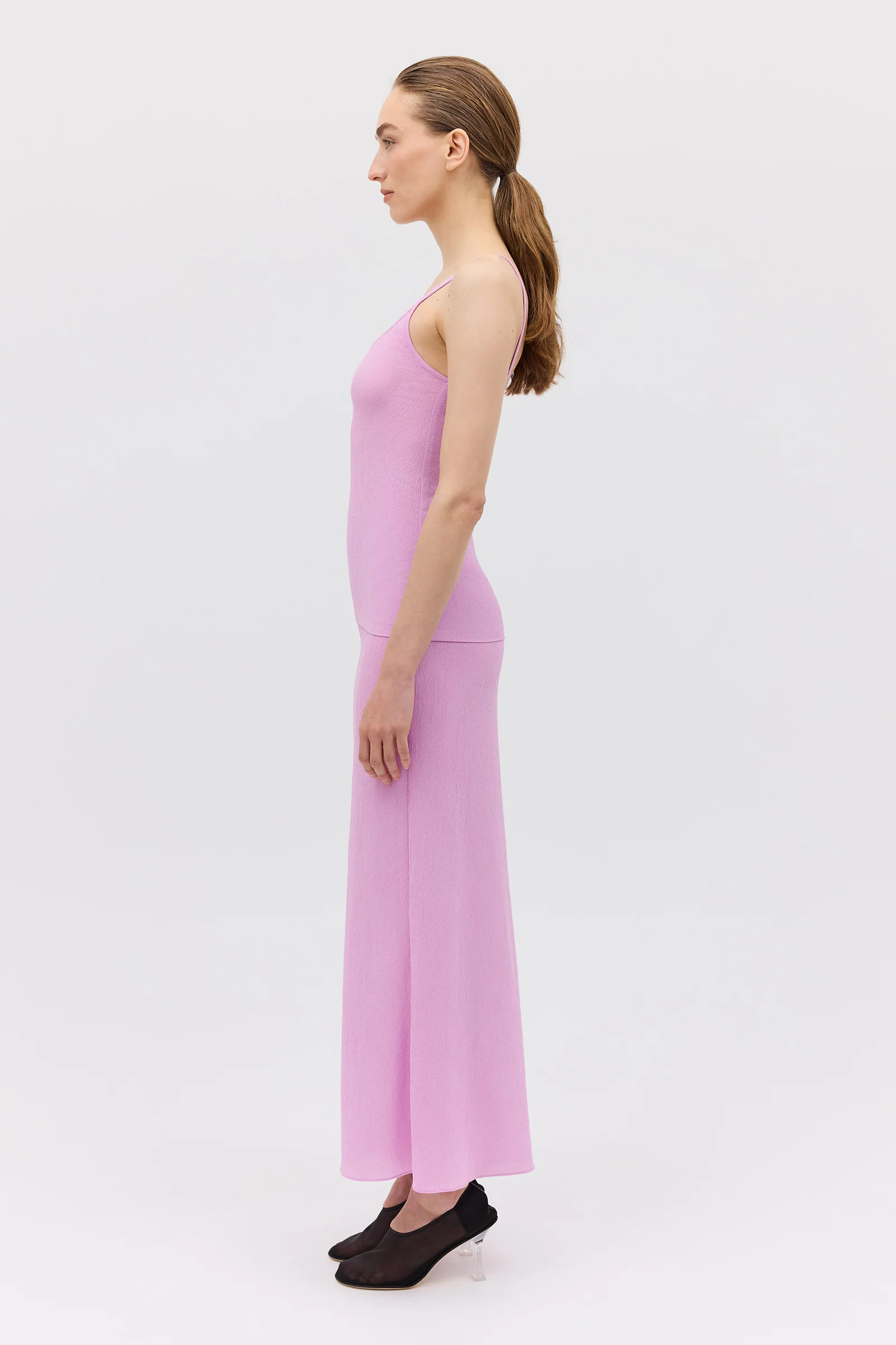 ROSE CRINKLE PLUNGE TOP - Image 6
