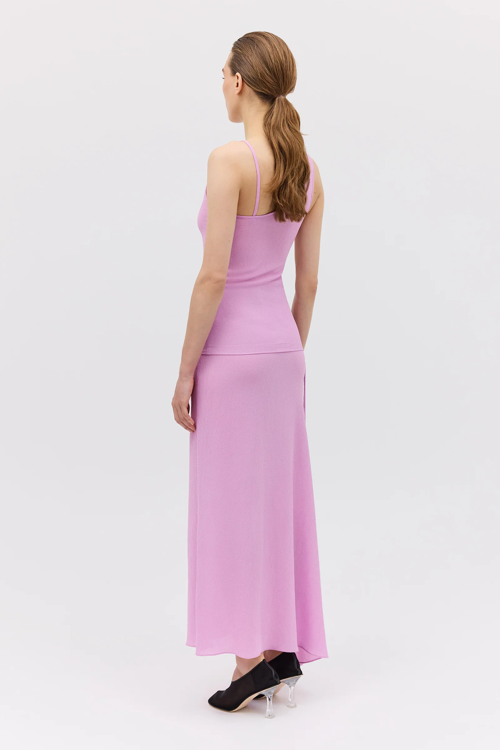 ROSE CRINKLE PLUNGE TOP - Image 7