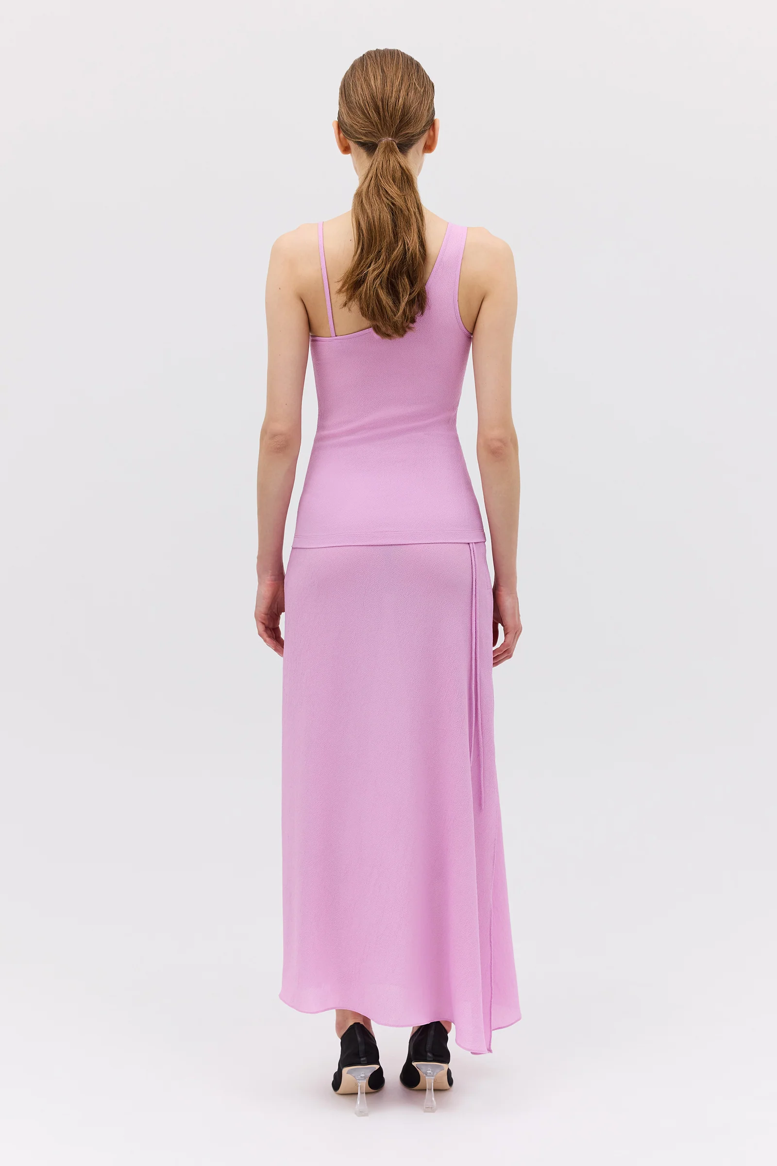 ROSE CRINKLE PLUNGE TOP - Image 8