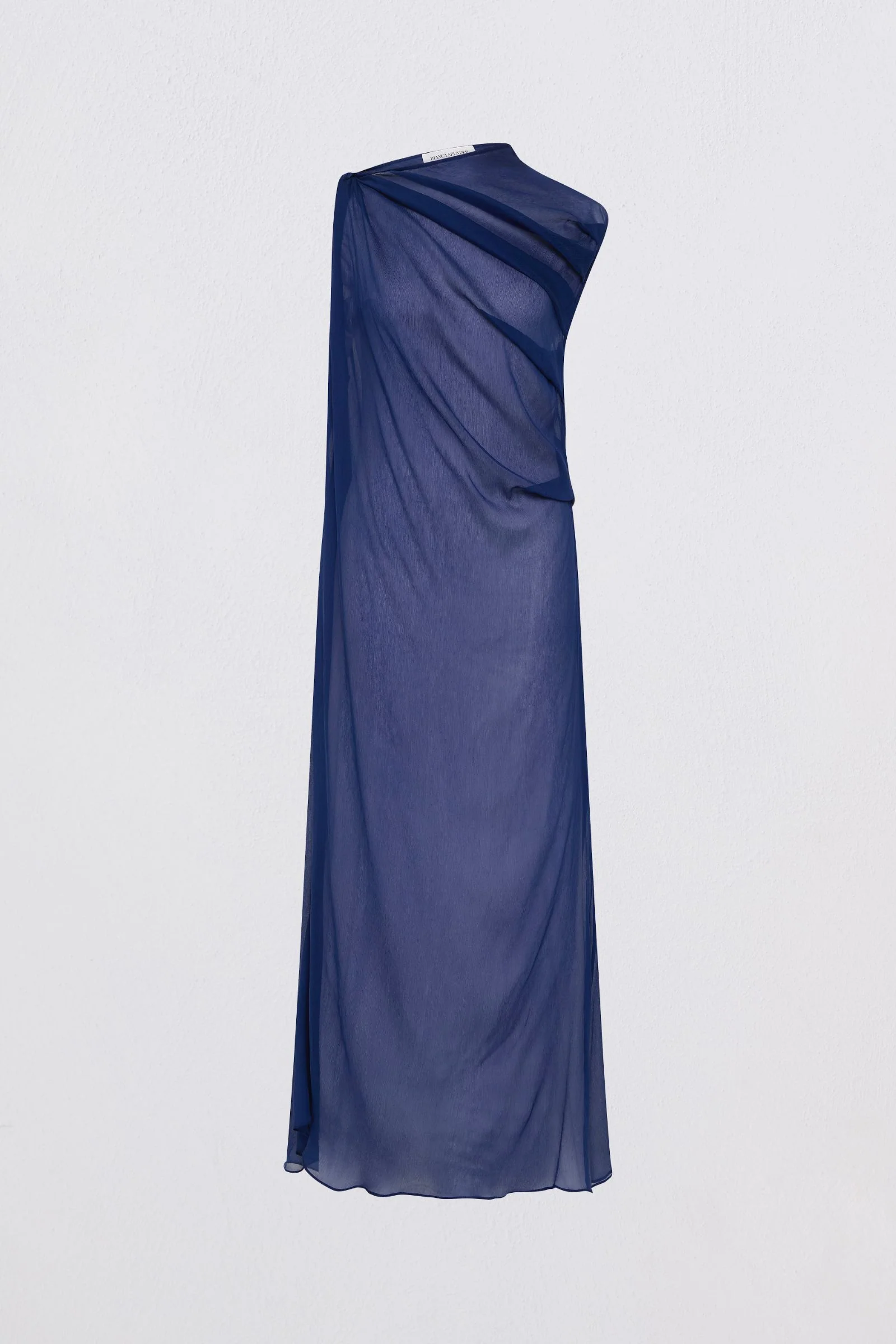 ROYAL SILK GEORGETTE TUMBLE DRESS - Image 5