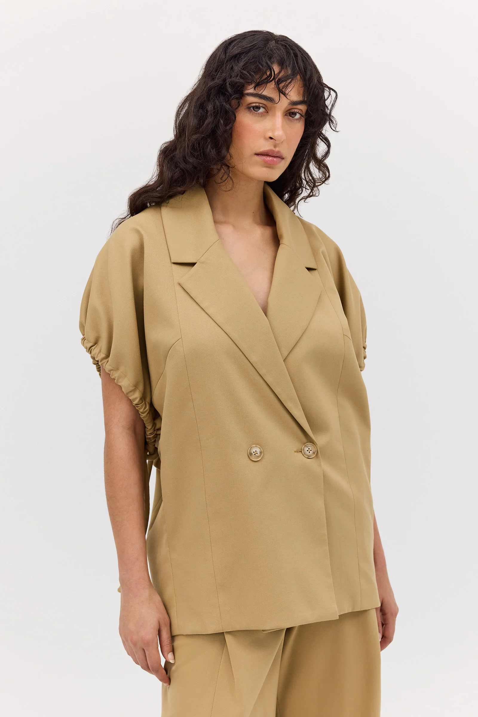 SAND WOOL SUITING PERUSE JACKET - Image 4