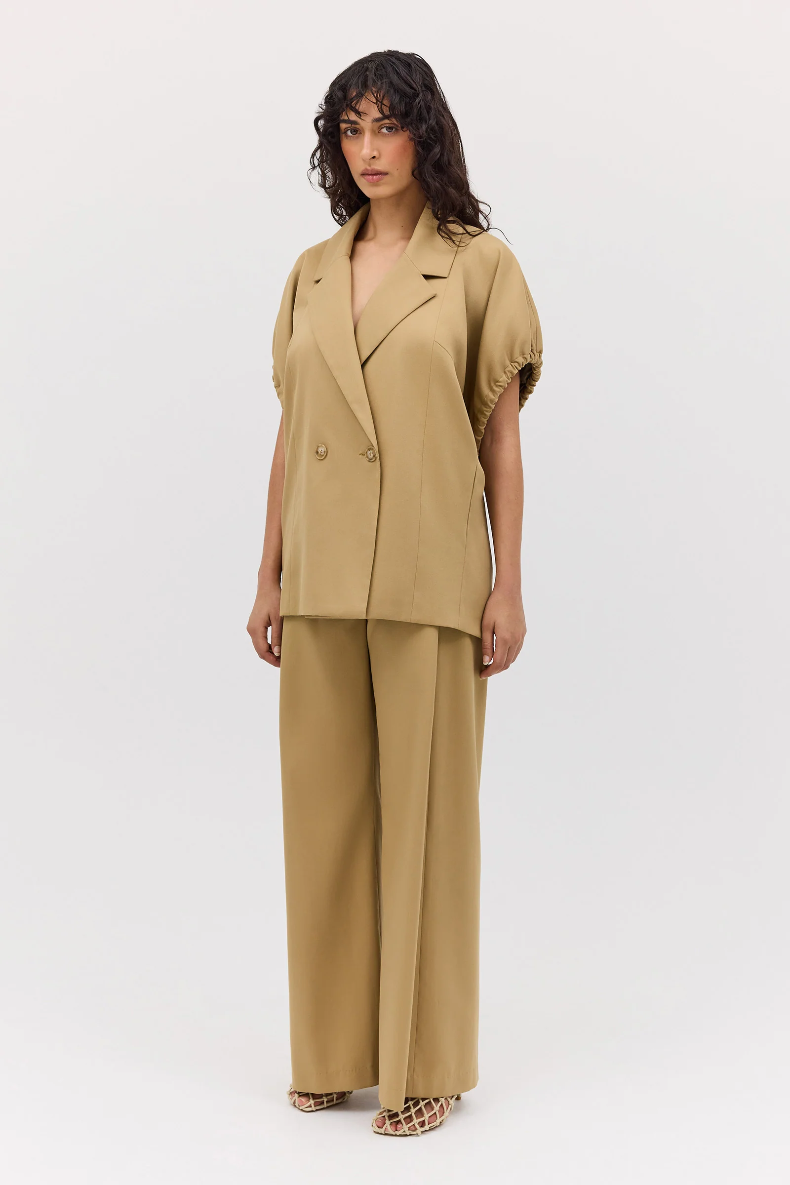 SAND WOOL SUITING PERUSE JACKET - Image 5