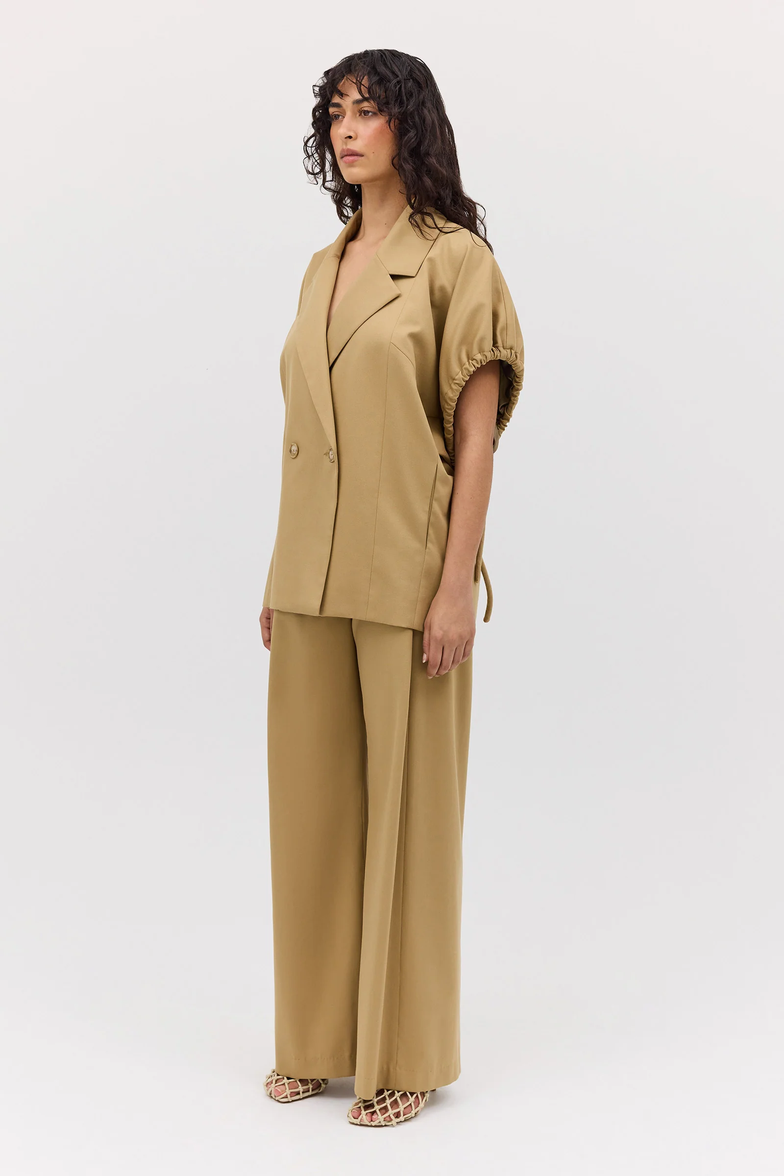SAND WOOL SUITING PERUSE JACKET - Image 6