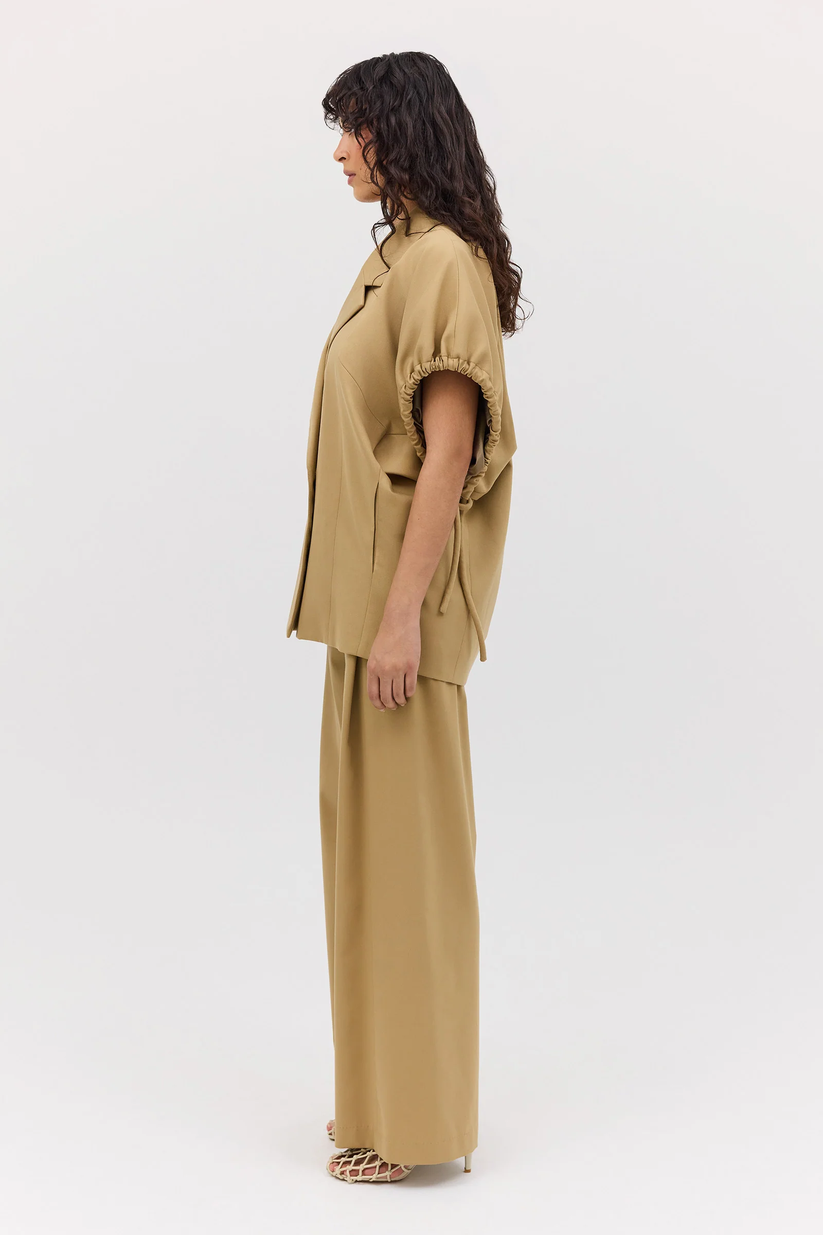 SAND WOOL SUITING PERUSE JACKET - Image 7