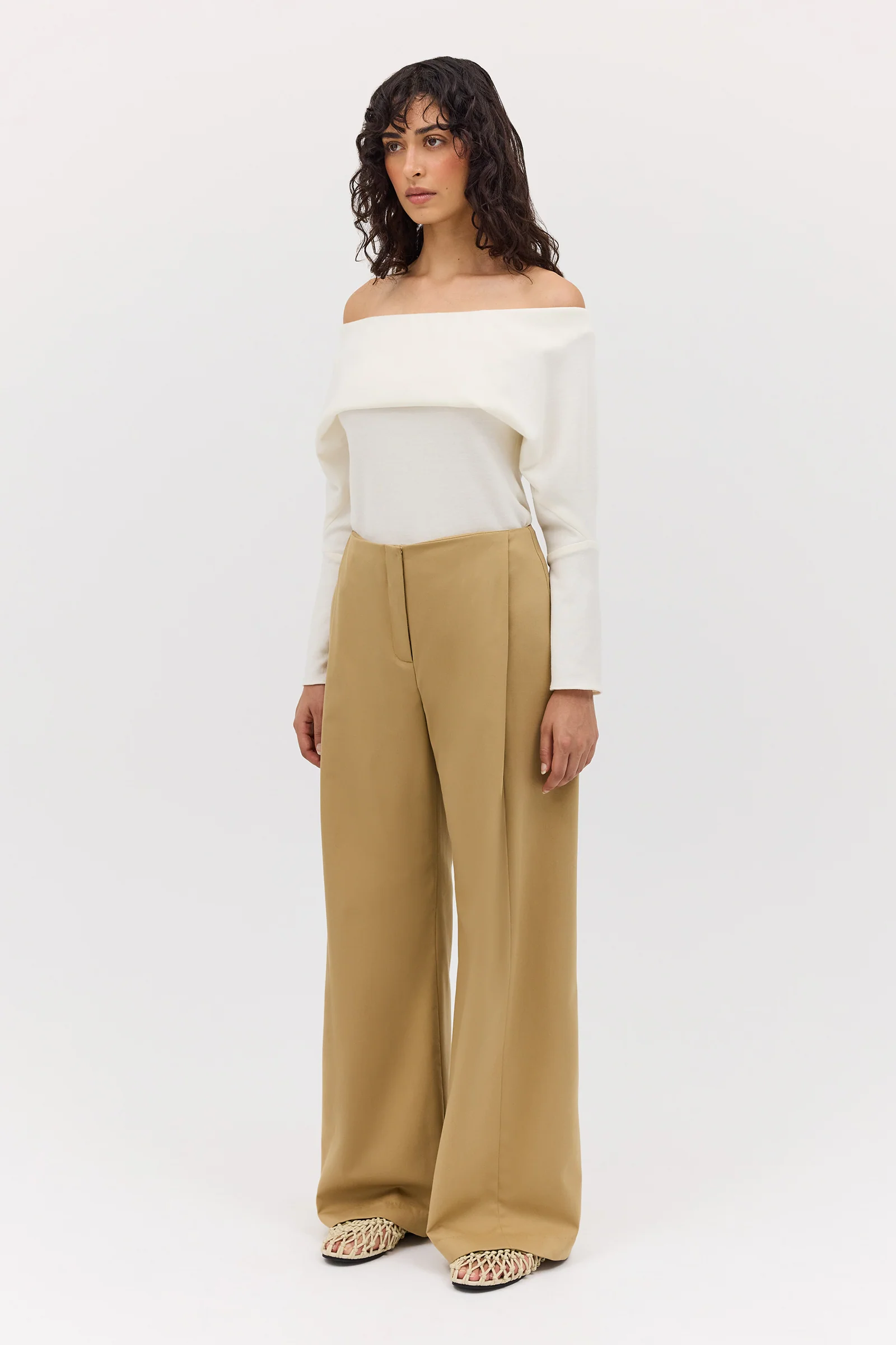 SAND WOOL SUITING RAY PANT - Image 3