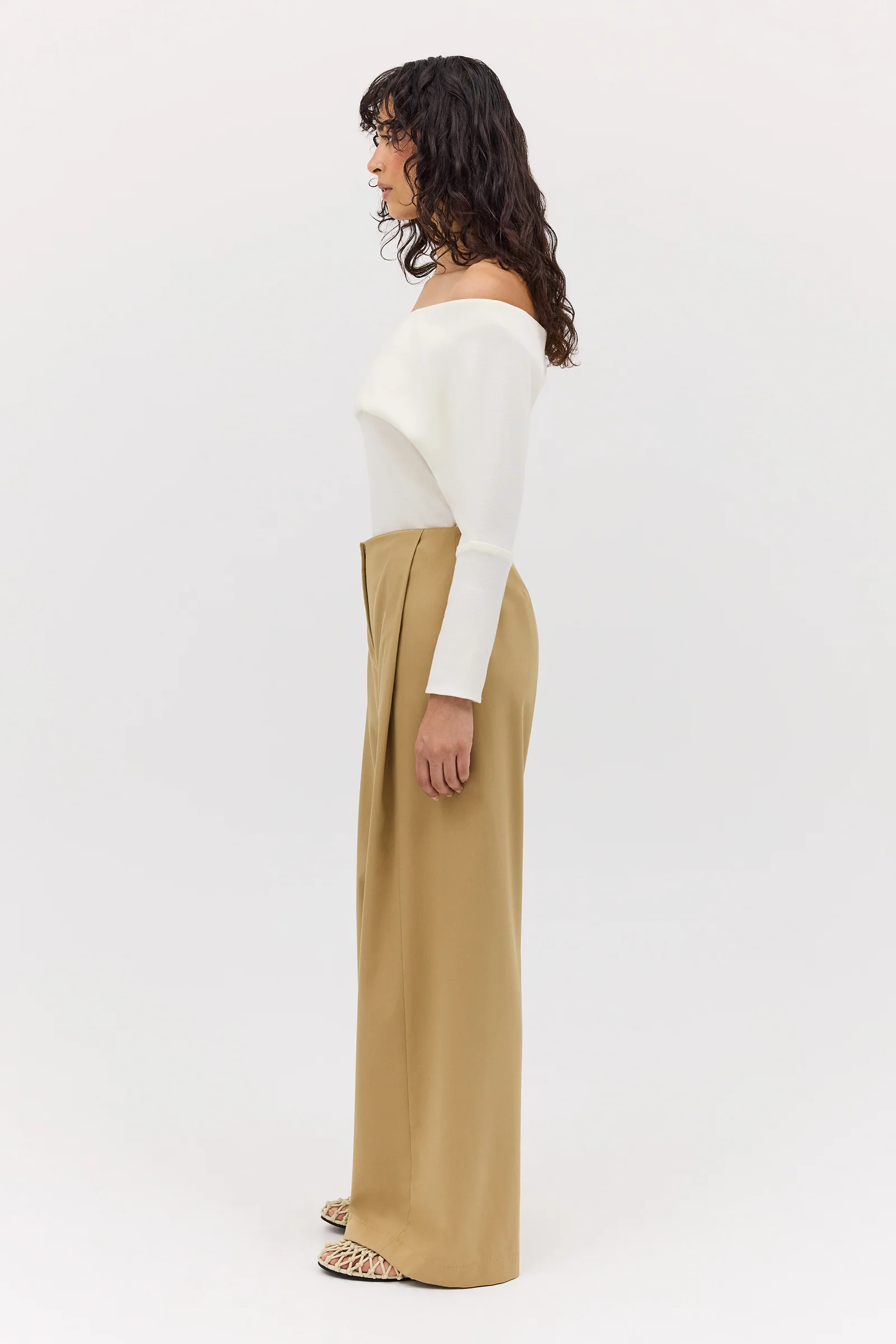 SAND WOOL SUITING RAY PANT - Image 5