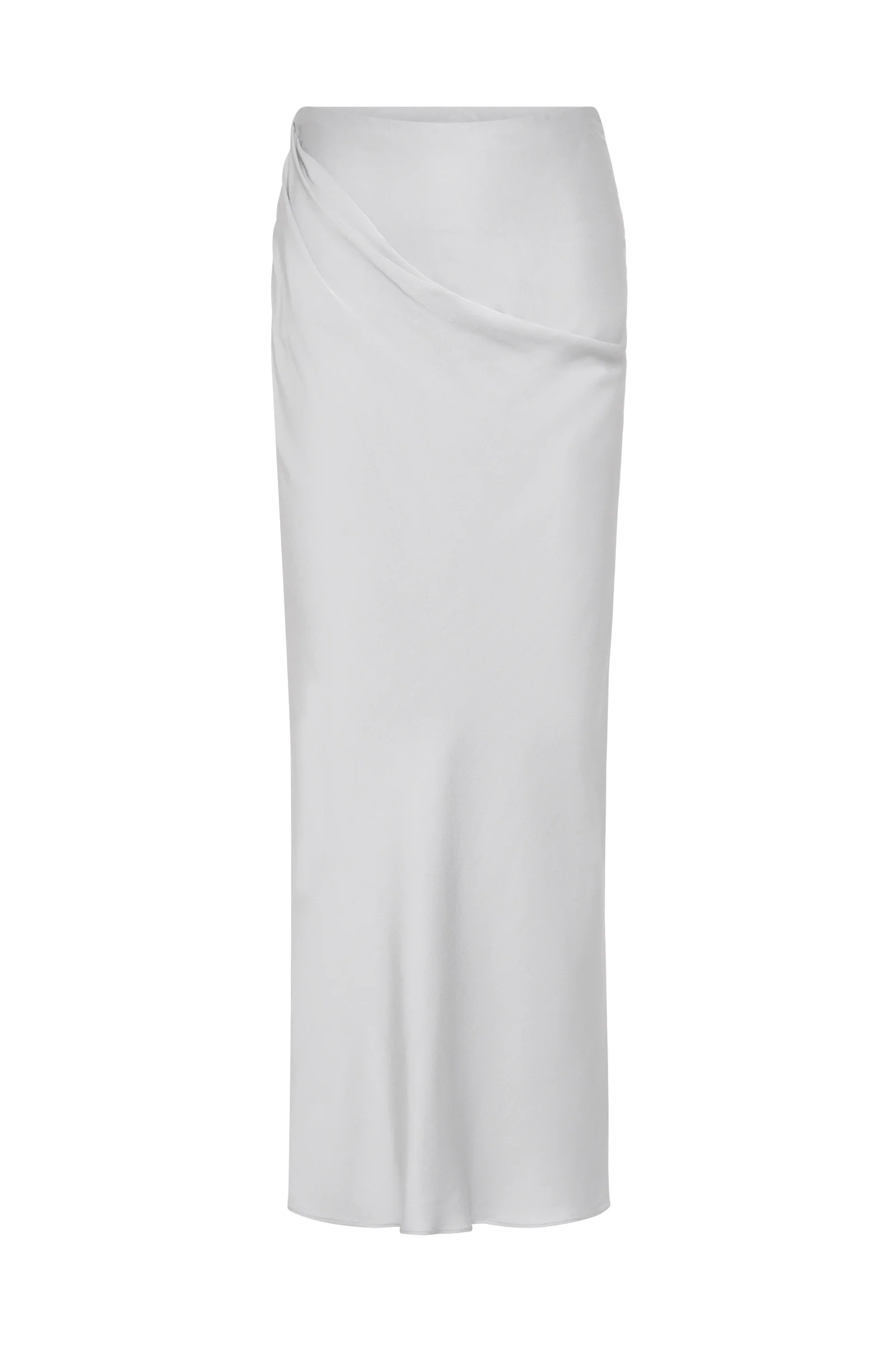 SILVER SATIN LEONORA SKIRT - Image 8
