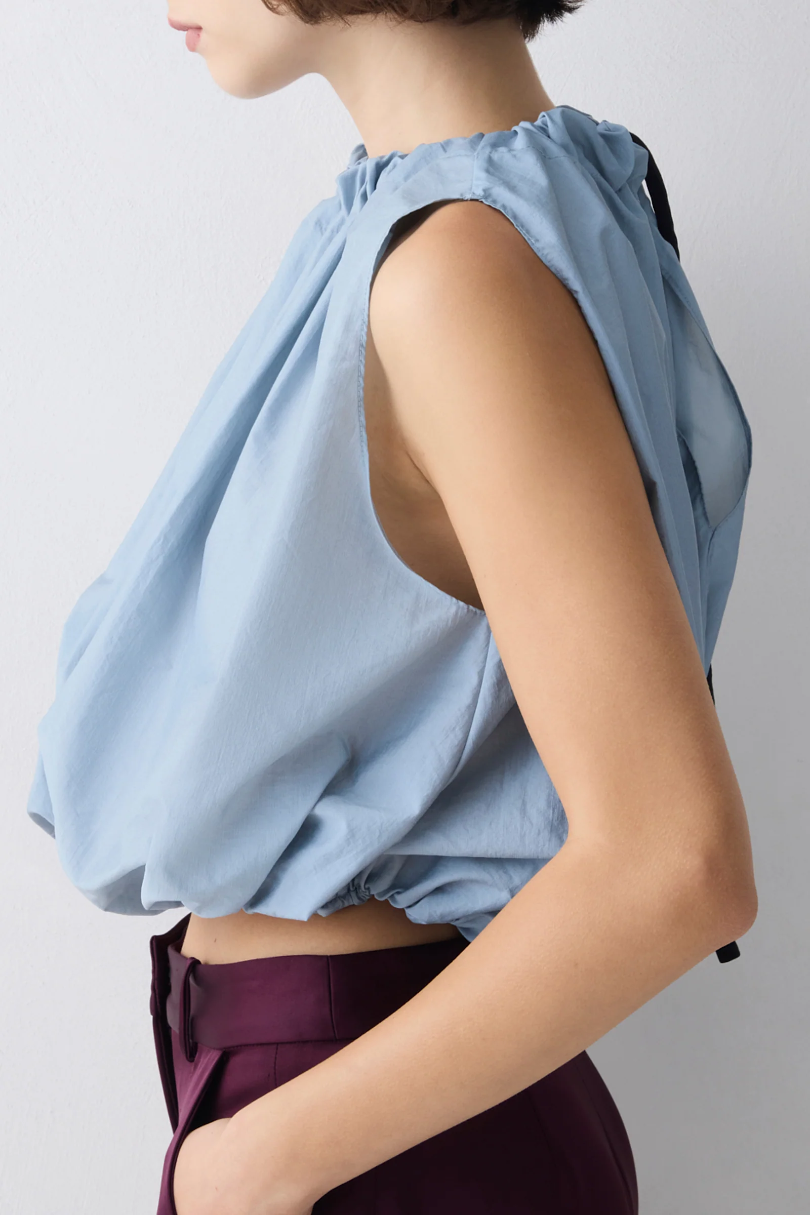 STEEL TAFFETA EMERGE TOP - Image 2