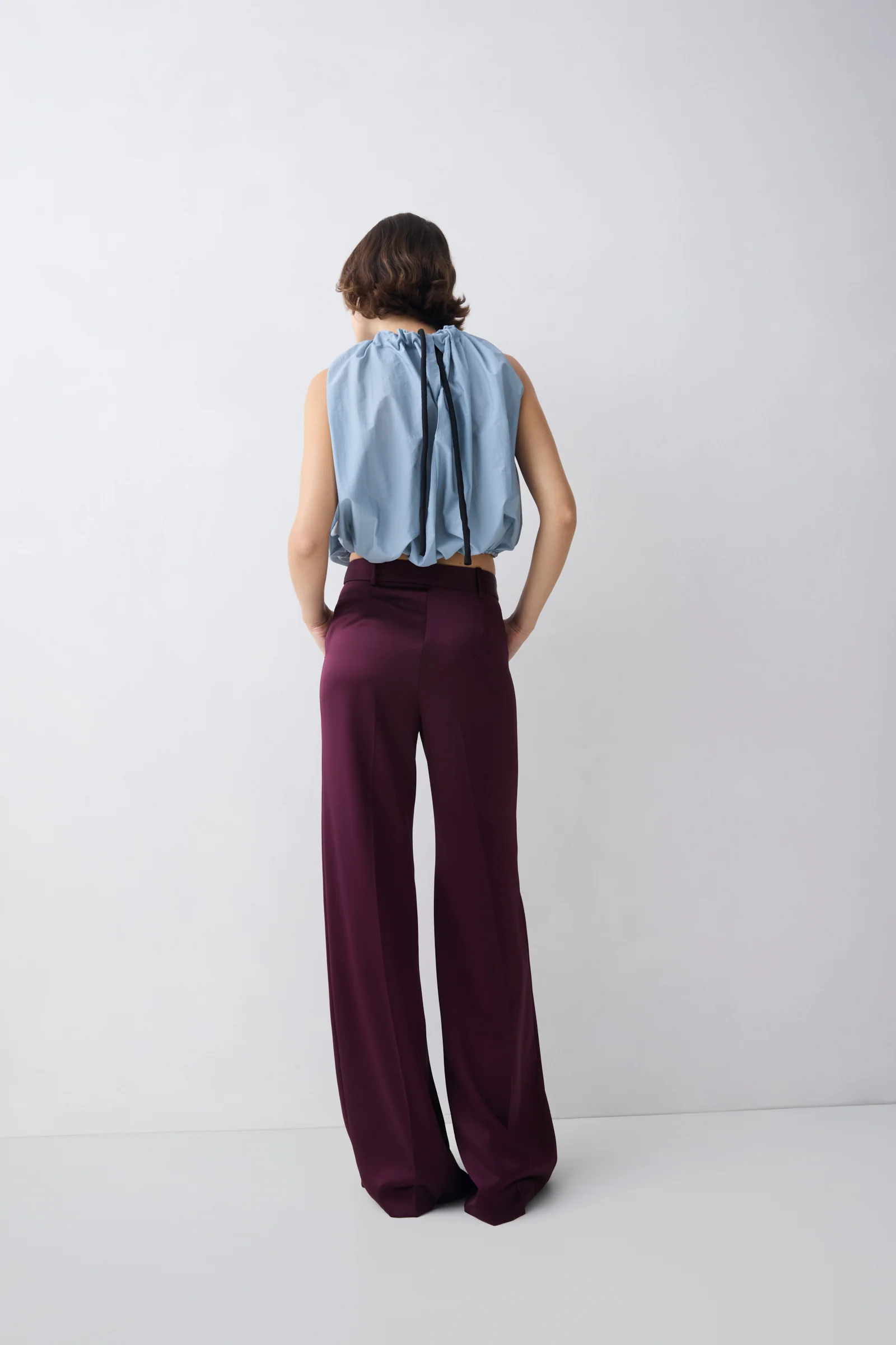 STEEL TAFFETA EMERGE TOP - Image 5