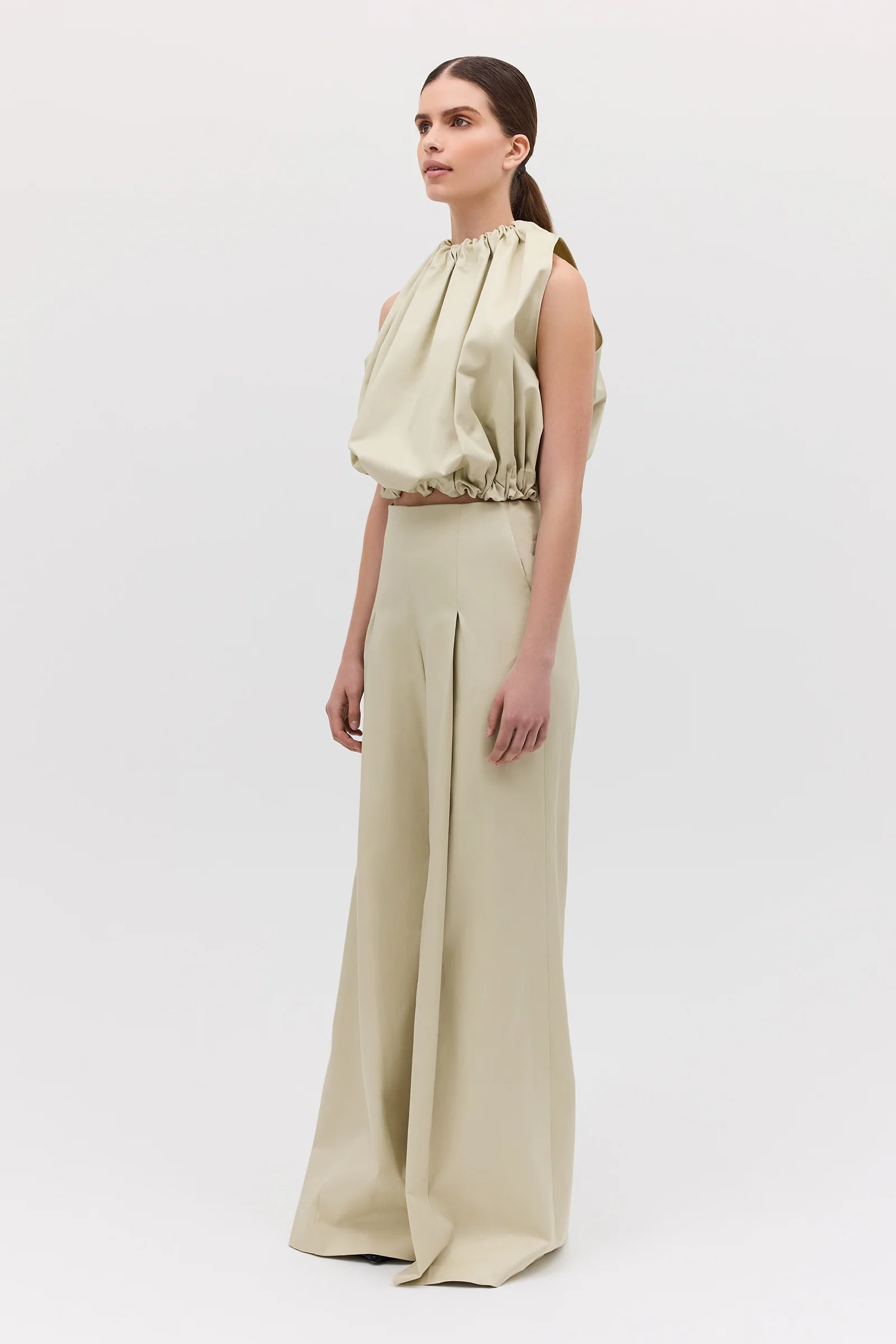 STONE COTTON HEPBURN PANT - Image 3