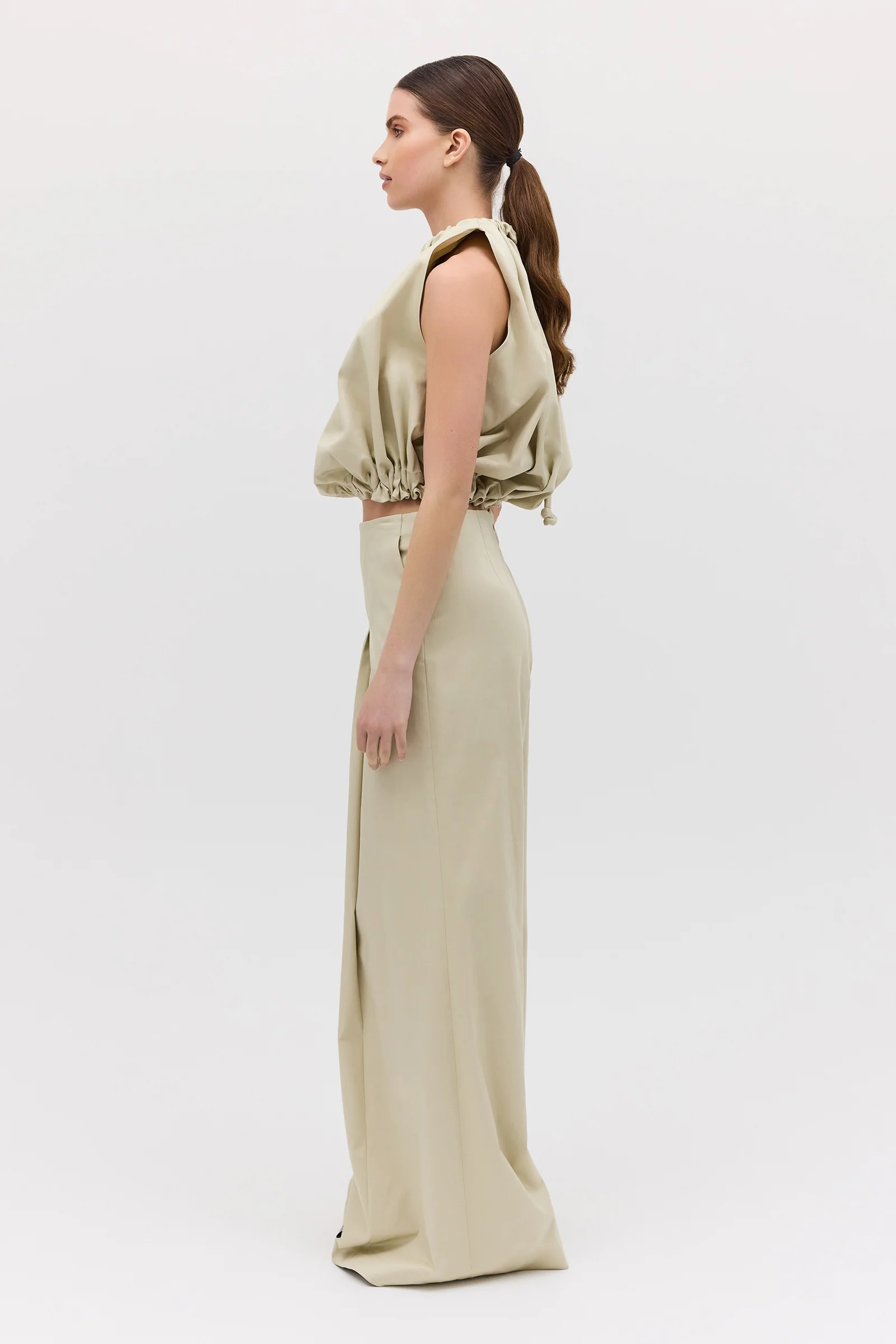 STONE COTTON HEPBURN PANT - Image 4