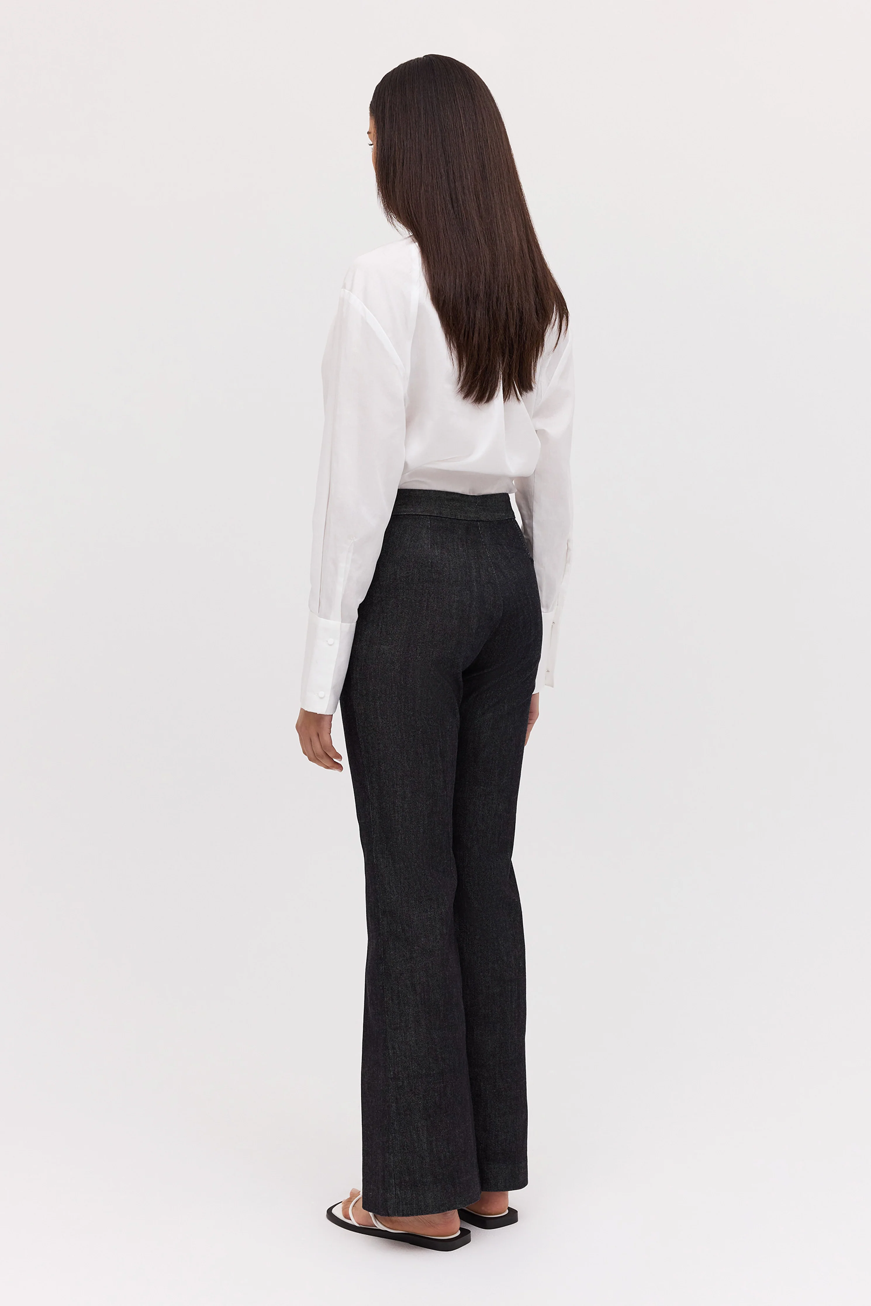 WHITE COTTON CIRCA SHIRT - Image 6