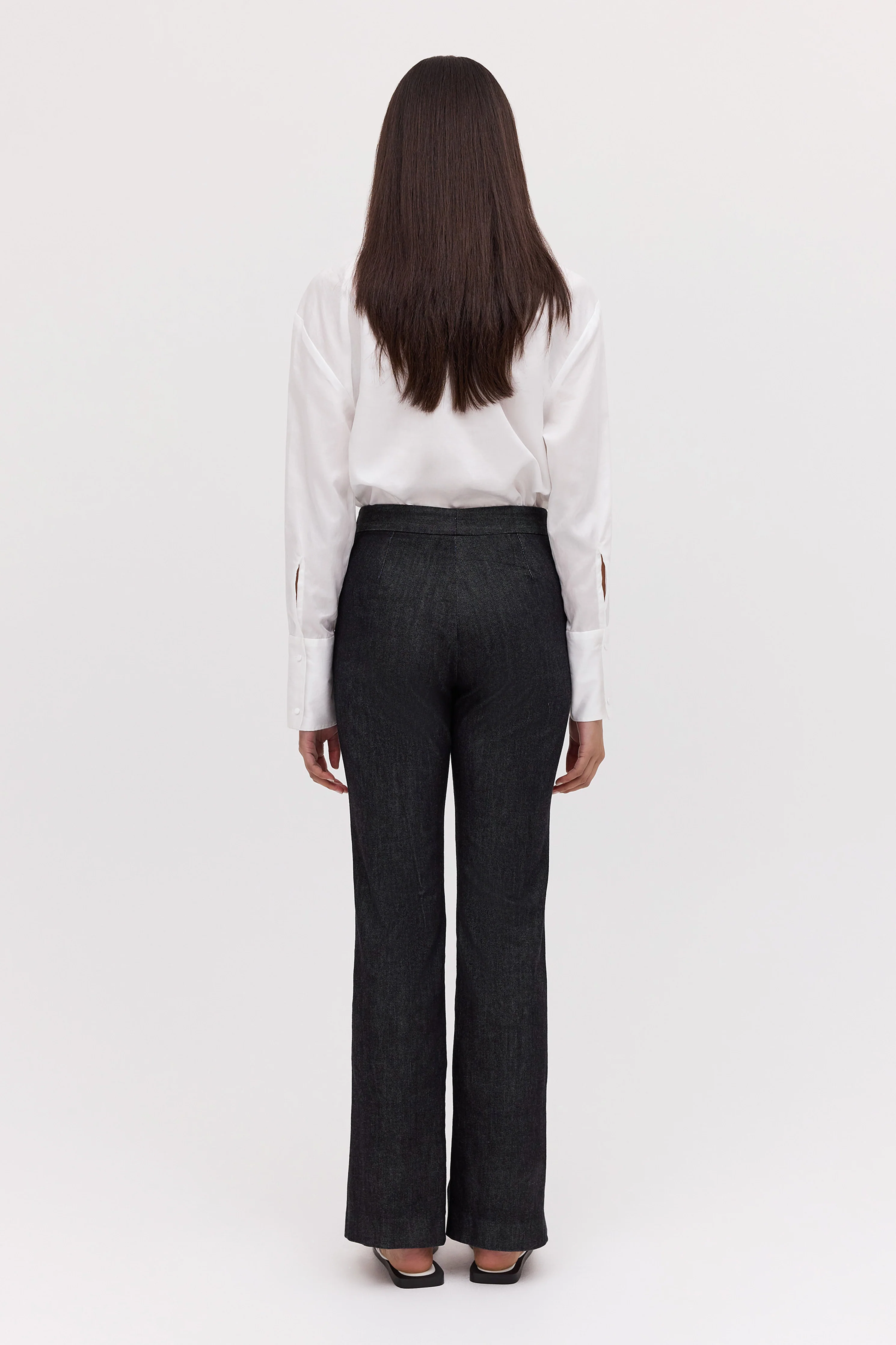 WHITE COTTON CIRCA SHIRT - Image 7