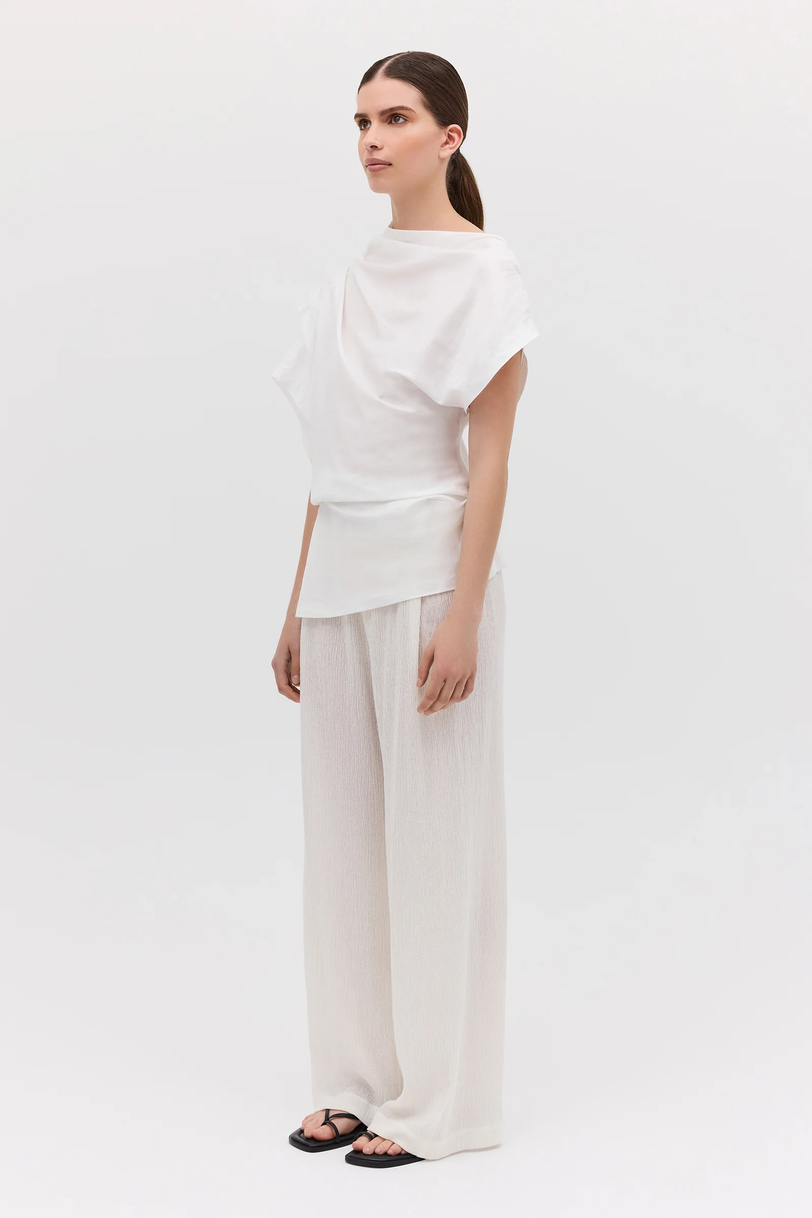 WHITE COTTON DECODE TOP - Image 4