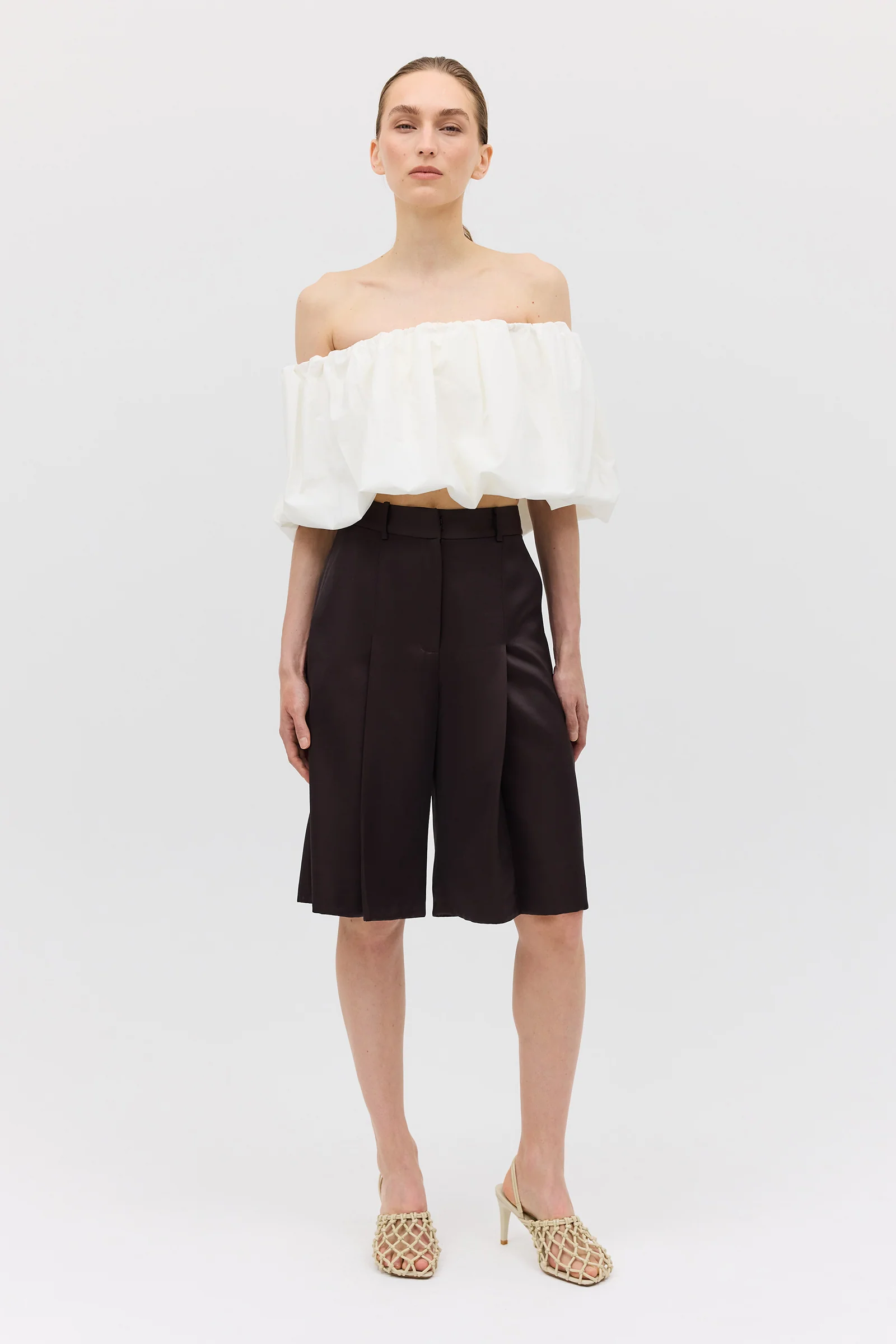 WHITE COTTON HAZEL TOP - Image 3