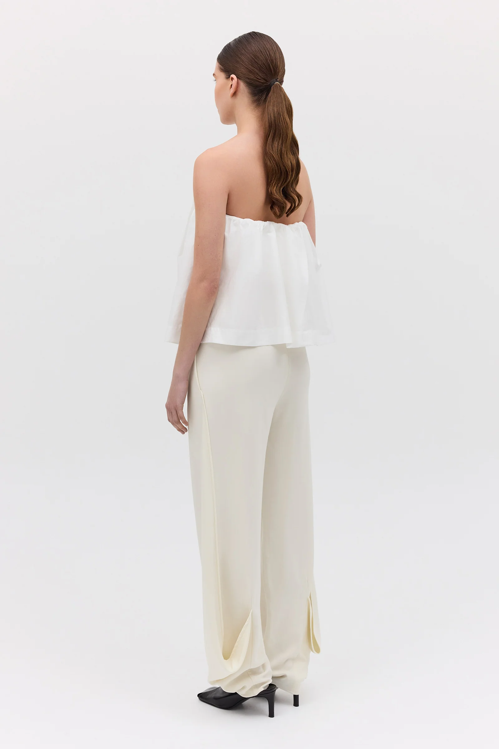 WHITE COTTON PRISM TOP - Image 5