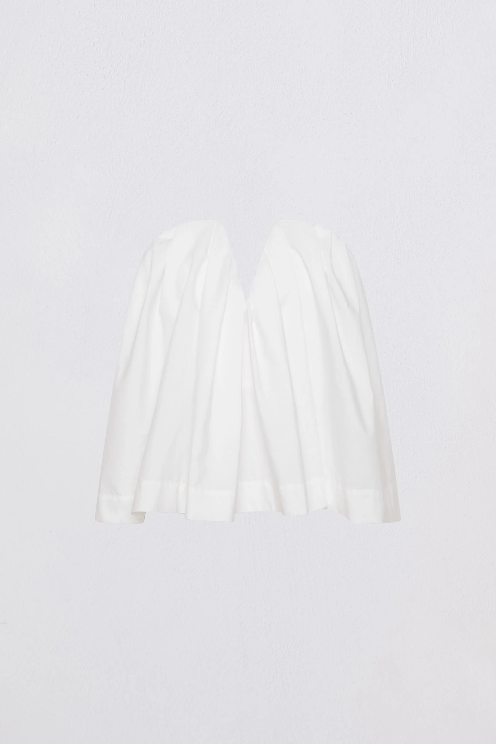 WHITE COTTON PRISM TOP - Image 7