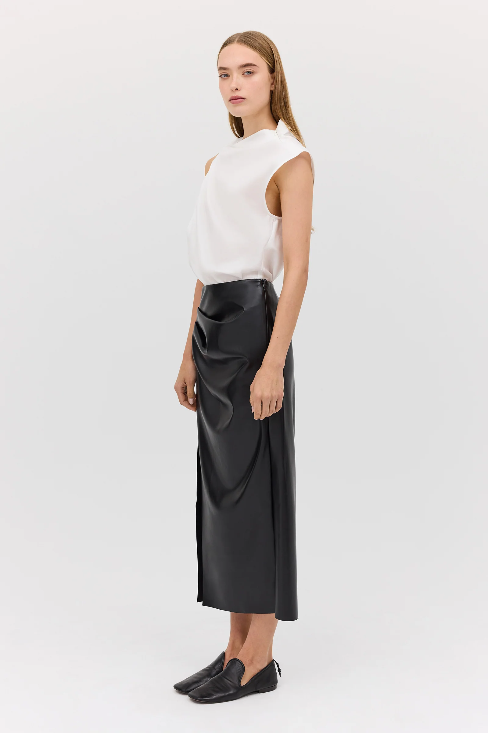 WHITE COTTON YANG TOP - Image 6