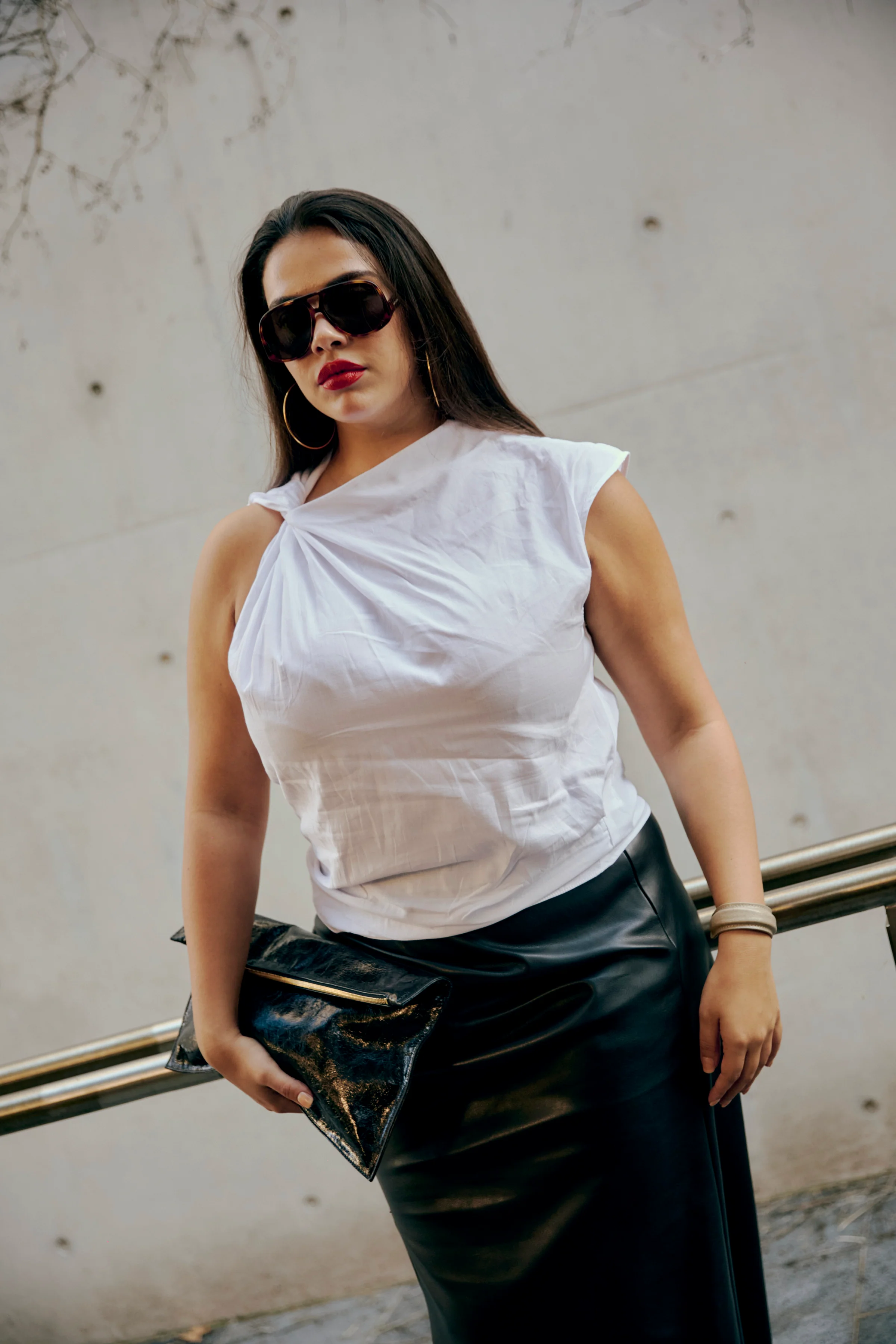 WHITE COTTON YANG TOP - Image 9