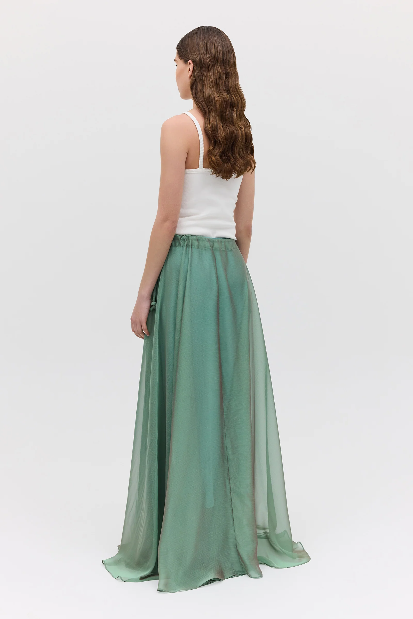 WHITE JERSEY PLUNGE TANK - Image 6