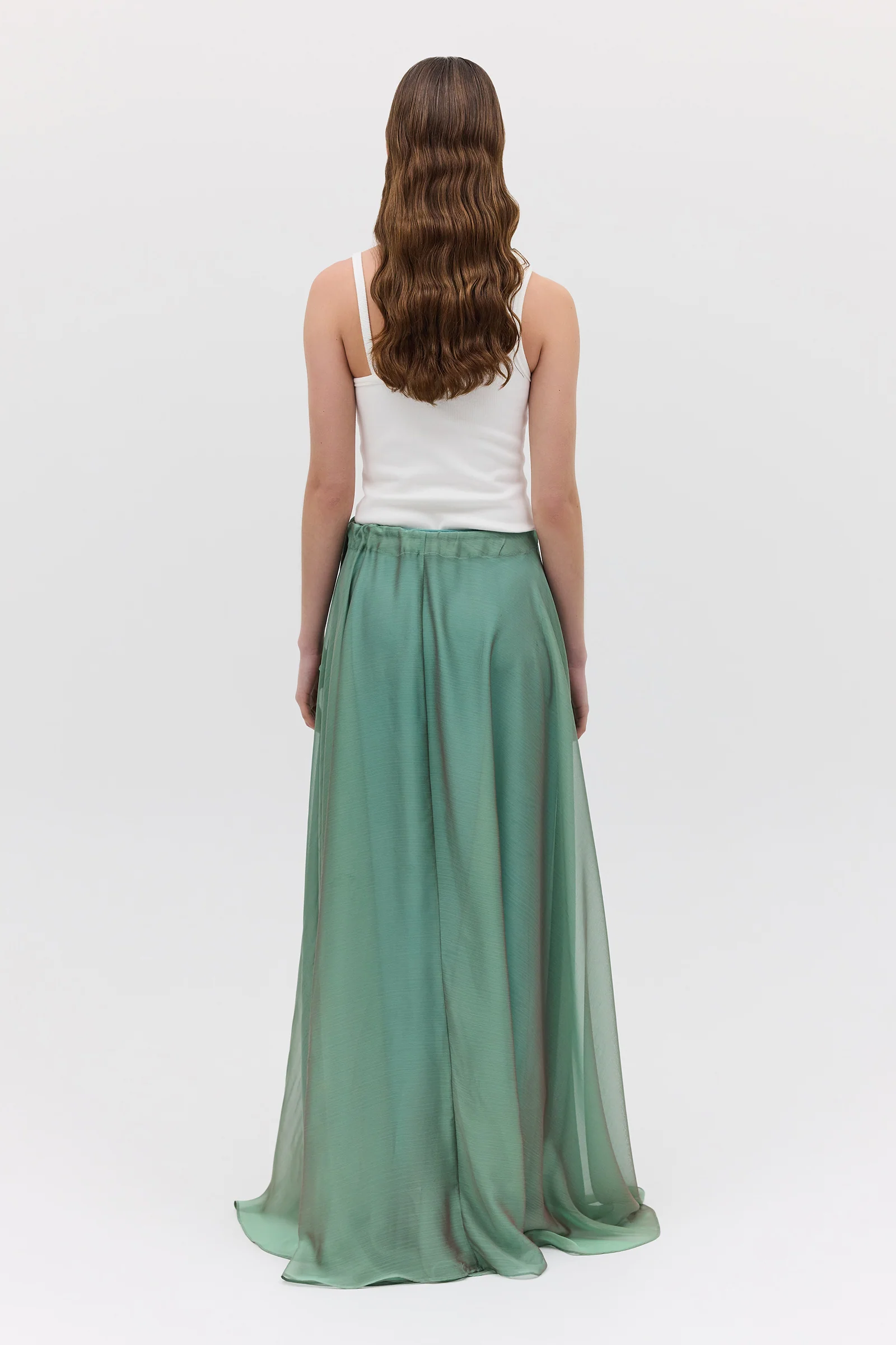 WHITE JERSEY PLUNGE TANK - Image 7