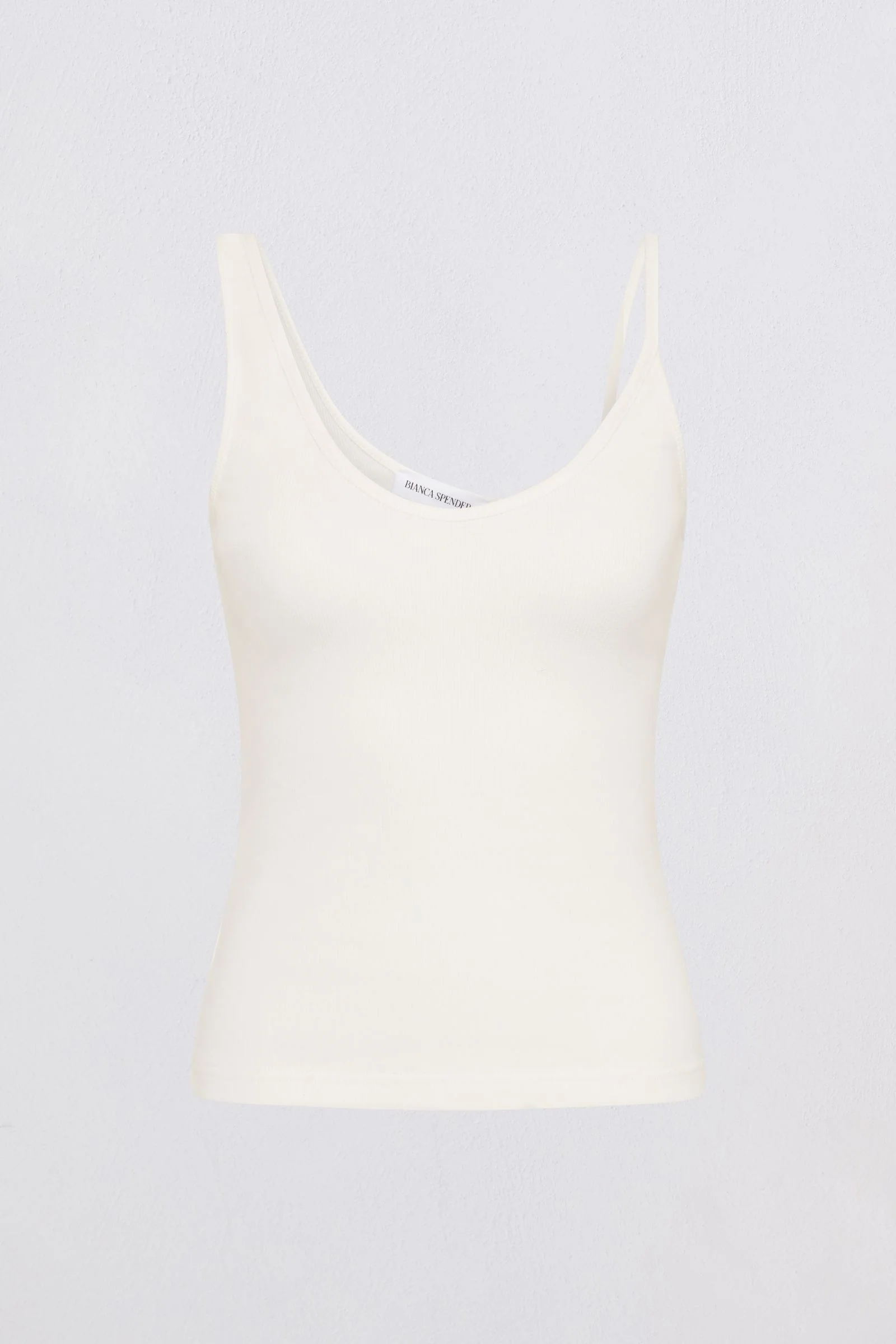 WHITE JERSEY PLUNGE TANK - Image 8