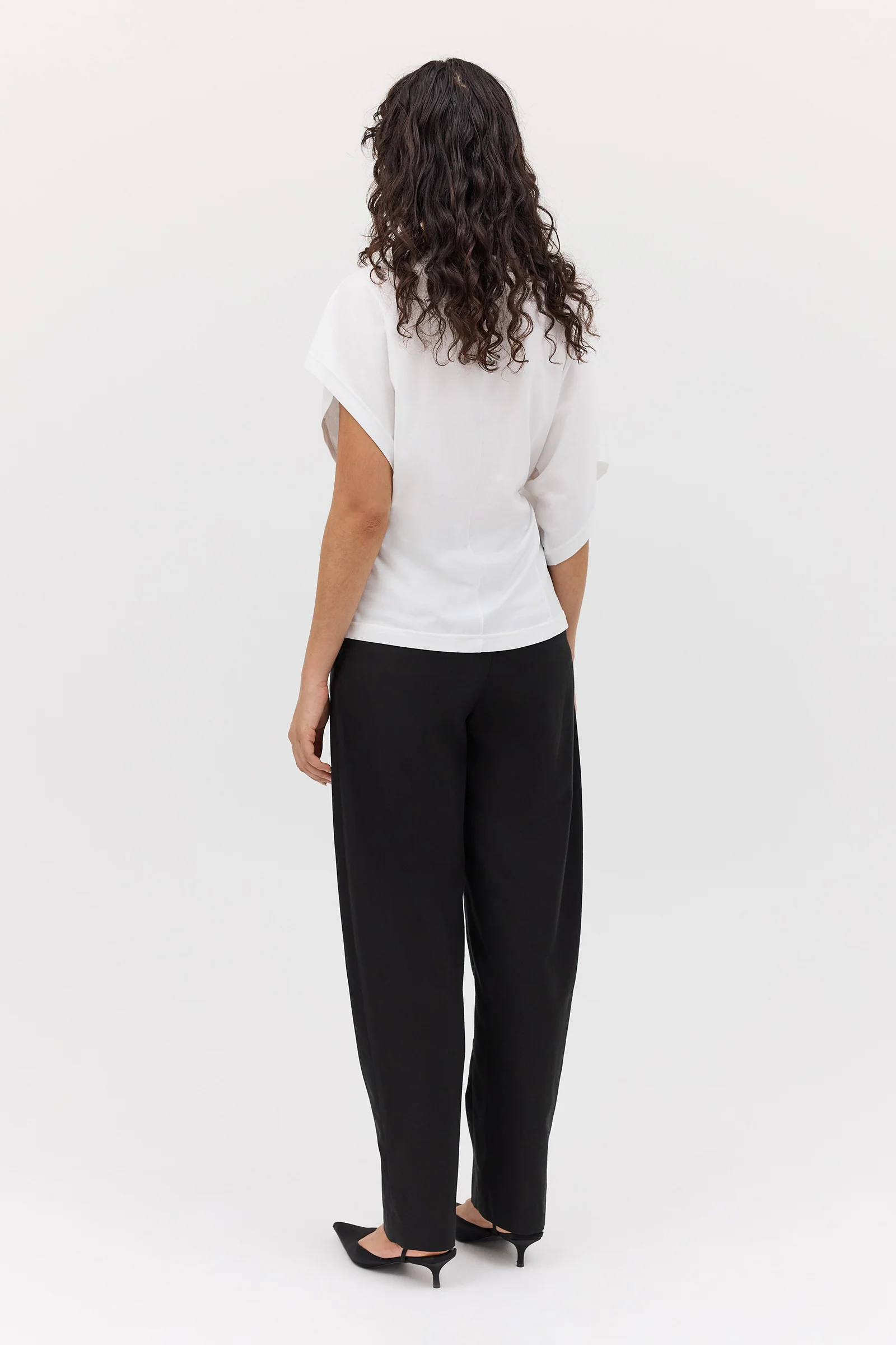 WHITE JERSEY SYNCHRONISE TOP - Image 8