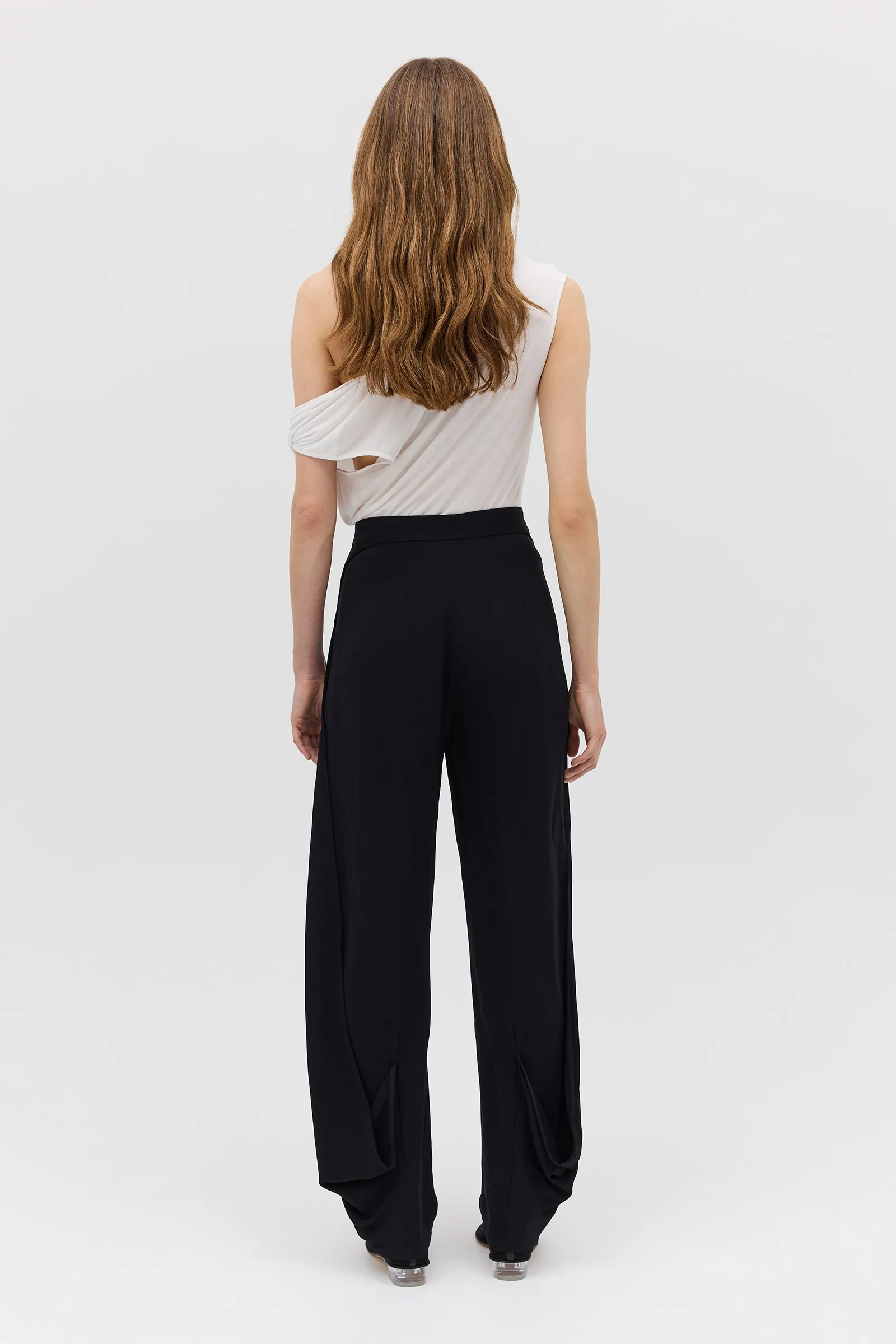 WHITE JERSEY VERSED TOP - Image 7